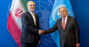 پزشکیان دفتر یادبود سازمان ملل را امضاء کرد